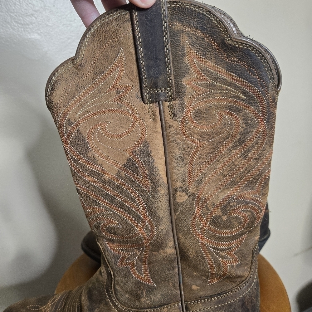 Ariat Round Up R Toe Western Boot - Picture 6 of 12